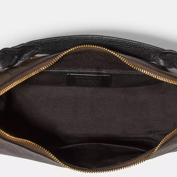 COACH Jules Hobo in Signature Brown Black - C9189 - Picture 5 of 7